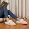 imageNineCiFun Womens and Mens Suede House Slippers Slip on Fuzzy Slippers with Faux Fur Lining Indoor Outdoor Home Shoes with Rubber SoleBaby Pink