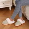 imageNineCiFun Womens and Mens Suede House Slippers Slip on Fuzzy Slippers with Faux Fur Lining Indoor Outdoor Home Shoes with Rubber SoleGreen