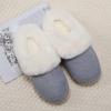 imageNineCiFun Womens and Mens Suede House Slippers Slip on Fuzzy Slippers with Faux Fur Lining Indoor Outdoor Home Shoes with Rubber SoleLight Blue