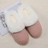 imageNineCiFun Womens and Mens Suede House Slippers Slip on Fuzzy Slippers with Faux Fur Lining Indoor Outdoor Home Shoes with Rubber SoleLight Pink