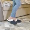 imageParlovable Womens Cozy Memory Foam Slippers Fuzzy Plush Fleece Lining Comfortable House Shoes Slip On Indoor Outdoor AntiSkid Sole WinterNavy