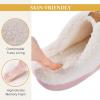 imageParlovable Womens Cozy Memory Foam Slippers Fuzzy Plush Fleece Lining Comfortable House Shoes Slip On Indoor Outdoor AntiSkid Sole WinterPink