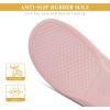 imageParlovable Womens Cozy Memory Foam Slippers Fuzzy Plush Fleece Lining Comfortable House Shoes Slip On Indoor Outdoor AntiSkid Sole WinterPink