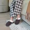 imageParlovable Womens Cozy Memory Foam Slippers Fuzzy Plush Fleece Lining Comfortable House Shoes Slip On Indoor Outdoor AntiSkid Sole WinterRed