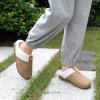 imageParlovable Womens Cozy Memory Foam Slippers Fuzzy Plush Fleece Lining Comfortable House Shoes Slip On Indoor Outdoor AntiSkid Sole WinterTaupe