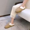 imageParlovable Womens Cozy Memory Foam Slippers Fuzzy Plush Fleece Lining Comfortable House Shoes Slip On Indoor Outdoor AntiSkid Sole WinterTaupe