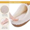 imageParlovable Womens Cozy Memory Foam Slippers Fuzzy Plush Fleece Lining Comfortable House Shoes Slip On Indoor Outdoor AntiSkid Sole WinterTaupe