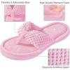imageParlovable Womens Flip Flop Slippers Memory Foam Slip on Thong Slipper Breathable Cozy Open Toe House Shoes AntiSkid Rubber Sole Sandal Indoor OutdoorPink
