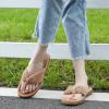 imageParlovable Womens Flip Flop Slippers Memory Foam Slip on Thong Slipper Breathable Cozy Open Toe House Shoes AntiSkid Rubber Sole Sandal Indoor OutdoorCamel