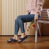 imageParlovable Womens Flip Flop Slippers Memory Foam Slip on Thong Slipper Breathable Cozy Open Toe House Shoes AntiSkid Rubber Sole Sandal Indoor OutdoorNavy