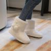 imageParlovable Womens Fuzzy Bootie Slippers Fluffy Plush Fleece Cute House Shoes Soft Memory Foam Winter Warm Indoor Booty Slippers