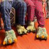 imageULTRAIDEAS Animal Paw Slippers for Women and Men Funny Claw Slippers for Adult and Kids Unisex Cute Costume House ShoesDinosaur Paw