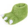 imageULTRAIDEAS Animal Paw Slippers for Women and Men Funny Claw Slippers for Adult and Kids Unisex Cute Costume House ShoesGreen Dinosaur Paw