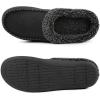 imageULTRAIDEAS Couples Suede Moccasin Memory Foam SlippersMen Size 1112 Women Size 910