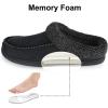 imageULTRAIDEAS Couples Suede Moccasin Memory Foam SlippersMen Size 1112 Women Size 910