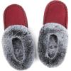 imageULTRAIDEAS Couples Suede Moccasin Memory Foam SlippersMen Size 910 Women Size 56