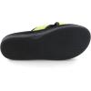 imageULTRAIDEAS Mens Adjustable Sandal Slipper with Memory Foam Summer Cross Strap House SlidesGreen