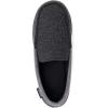 imageULTRAIDEAS Mens Carver Slippers Moc Loafer House Shoes Memory FoamBlack