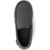 imageULTRAIDEAS Mens Carver Slippers Moc Loafer House Shoes Memory FoamCharcoal Grey