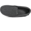 imageULTRAIDEAS Mens Carver Slippers Moc Loafer House Shoes Memory FoamLight Grey