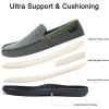 imageULTRAIDEAS Mens Carver Slippers Moc Loafer House Shoes Memory FoamSage Green