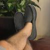 imageULTRAIDEAS Mens Carver Slippers Moc Loafer House Shoes Memory FoamSage Green