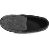 imageULTRAIDEAS Mens Carver Slippers Moc Loafer House Shoes Memory FoamTwill Grey