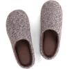 imageULTRAIDEAS Mens Comfy Memory Foam Slippers Indoor House Slippers for Men NonSlipCoffee