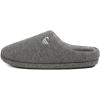 imageULTRAIDEAS Mens Comfy Memory Foam Slippers Indoor House Slippers for Men NonSlipDark Grey