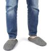 imageULTRAIDEAS Mens Comfy Memory Foam Slippers Indoor House Slippers for Men NonSlipGreyBlack