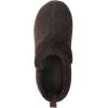 imageULTRAIDEAS Mens Cozy Memory Foam Slippers with Warm Fleece Lining WoolLike Blend Micro Suede House Shoes with Indoor Outdoor Rubber SoleCoffee