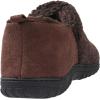 imageULTRAIDEAS Mens Cozy Memory Foam Slippers with Warm Fleece Lining WoolLike Blend Micro Suede House Shoes with Indoor Outdoor Rubber SoleCoffee