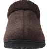 imageULTRAIDEAS Mens Cozy Memory Foam Slippers with Warm Fleece Lining WoolLike Blend Micro Suede House Shoes with Indoor Outdoor Rubber SoleCoffee