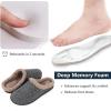 imageULTRAIDEAS Mens Fuzzy Winter Suede Slippers Memory Foam Indoor and OutdoorGrey