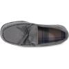 imageULTRAIDEAS Mens Luke Microsuede Moccasin Slippers with Tie Indoor OutdoorGrey