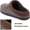 imageULTRAIDEAS Mens Nealon Moccasin Clog Slipper Slip on IndoorOutdoor House ShoesCoffeeGray