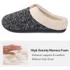 imageULTRAIDEAS Mens Slip On Slippers Sherpa Lined House Shoes with Memory Foam for Indoor Outdoor Machine WashableMeteorite Grey