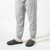 imageULTRAIDEAS Mens Slip On Slippers Sherpa Lined House Shoes with Memory Foam for Indoor Outdoor Machine WashableSleet