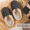 imageULTRAIDEAS Mens Slip On Slippers Sherpa Lined House Shoes with Memory Foam for Indoor Outdoor Machine WashableUpgrade Grey