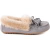 imageULTRAIDEAS Moccasins Women Slippers with Faux Fur Lining Microsuede House Shoes with Memory Foam and Nonslip Rubber Sole for Indoor and Outdoor