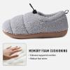 imageULTRAIDEAS Womens Cozy Faux Sherpa Fleece Slippers with Drawstring Memory Foam Closed Back House Shoes with Nonslip Rubber Sole for Indoor and OutdoorSherpa Grey