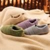 imageULTRAIDEAS Womens Cozy Faux Sherpa Fleece Slippers with Drawstring Memory Foam Closed Back House Shoes with Nonslip Rubber Sole for Indoor and OutdoorSherpa Grey