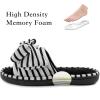 imageULTRAIDEAS Womens Eurytides Slide Slippers Memory Foam House ShoesBlack