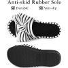 imageULTRAIDEAS Womens Eurytides Slide Slippers Memory Foam House ShoesBlack