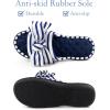 imageULTRAIDEAS Womens Eurytides Slide Slippers Memory Foam House ShoesBlue