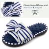 imageULTRAIDEAS Womens Eurytides Slide Slippers Memory Foam House ShoesBlue