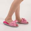 imageULTRAIDEAS Womens Eurytides Slide Slippers Memory Foam House ShoesRose Red