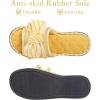 imageULTRAIDEAS Womens Eurytides Slide Slippers Memory Foam House ShoesYellow