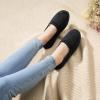 imageULTRAIDEAS Womens Grace Closed Back Slippers Memory Foam Loafer House Shoes with Rubber SoleBlack