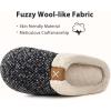 imageULTRAIDEAS Womens Indoor Bedroom Slipper with Memory Foam Gift for Women WoolLike House Shoe with AntiSkid Rubber Sole for LadiesSleet